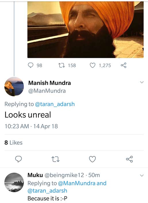 Akshay Kumar's New Pic From Kesari; Twitterati Troll For Fake Beard! WOAH Or NO?