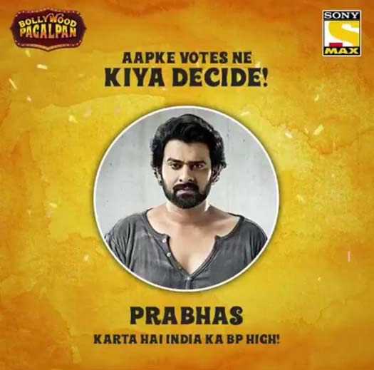 India votes Prabhas as the actor responsible for increasing the nation's BP