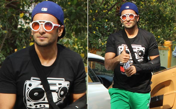 Ranveer Singh Spotted At Saloon Bandra