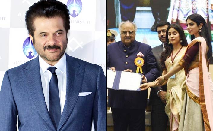 Anil proud to see Janhvi, Khushi accept honour for Sridevi