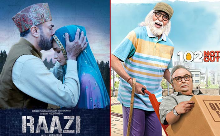 Box office:Raazi is exceptional, 102 not out is sinking