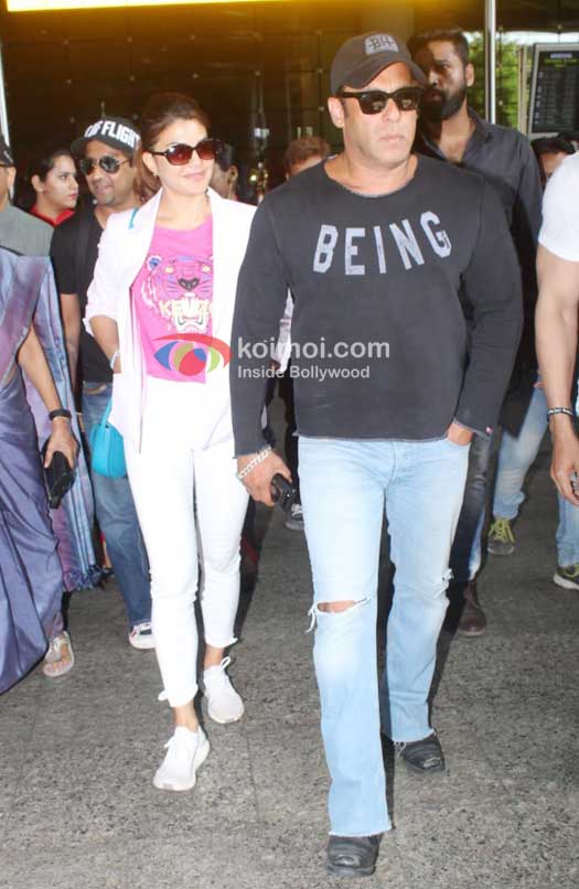 Celeb Spotting: Salman Khan, Jacqueline Fernandez