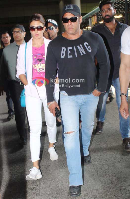 Celeb Spotting: Salman Khan, Jacqueline Fernandez