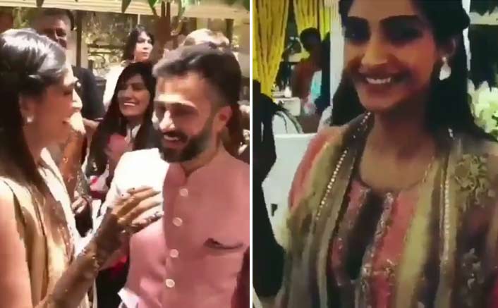 Inside Videos: Sonam Kapoor & Anand Ahuja Dance On Ranbir, Jacqueline & Arjun’s Songs At Mehendi Ceremony