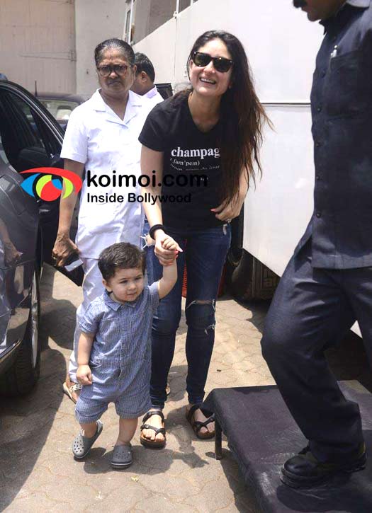 Kareena Kapoor Khan with Taimur Ali Khan