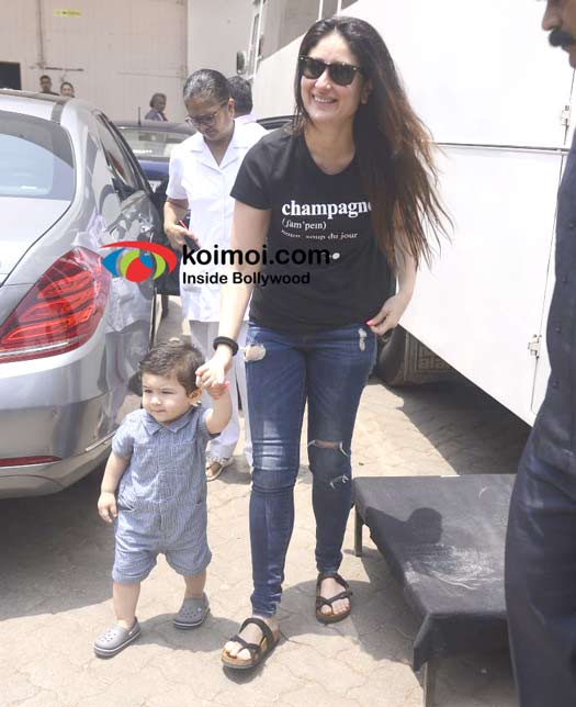 Kareena Kapoor Khan with Taimur Ali Khan