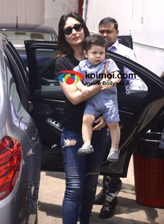 Kareena Kapoor Khan with Taimur Ali Khan