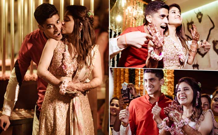These pictures of Shweta Tripathi and Chaitanya Sharma from their ring ceremony are the definition of adorable!