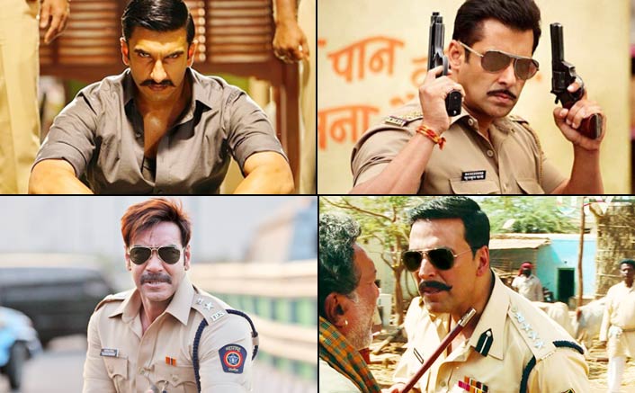 Simmba New Look: Comparing Ranveer Singh With Other Super Cool Moustached Officers! VOTE Your Favourite