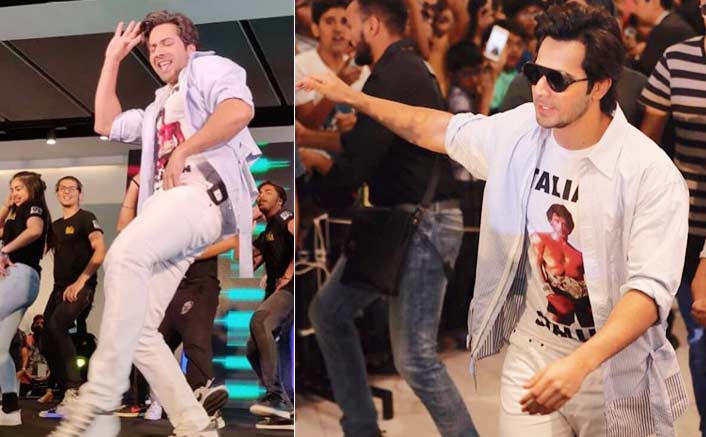 Varun dances with fans on Hindi numbers in Bangkok mall