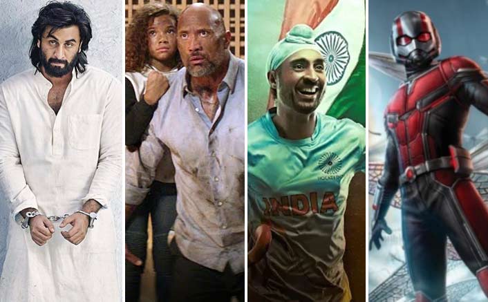 Box Office - Weekend updates of Sanju, Skyscraper, Soorma, Ant Man And The Wasp
