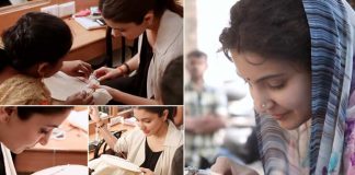 Anushka’ s 2 month embroidering coaching for Sui Dhaaga!