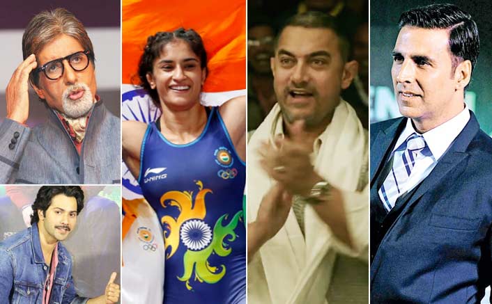 Proud of 'Golden Girl' Vinesh Phogat, says B-Town