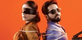 AndhaDhun: Blindfolded Tabu and Ayushmann Khurrana are bound by fate in the latest poster