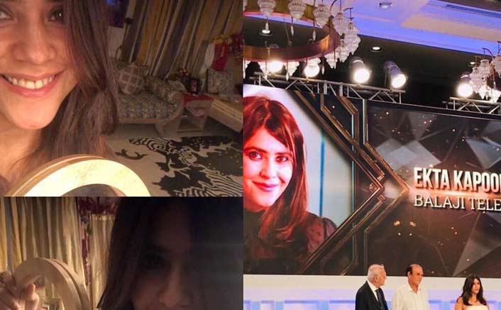 Ekta Kapoor awarded as the 'Icon of Excellence' at the Tycoons of Tomorrow awards
