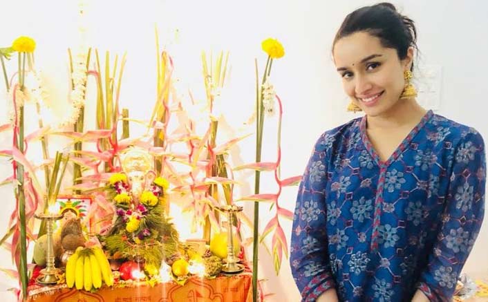 Shraddha Kapoor takes the day off, celebrates Ganesh Chaturthi with grandparents