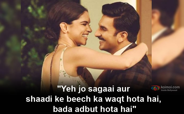 Deepika Padukone & Ranveer Singh Wedding: These Bollywood Dialogues Aptly Describe Their Love Life!