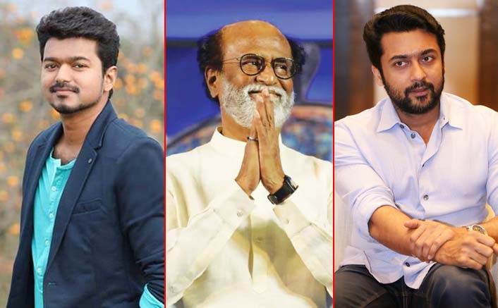 Cyclone Gaja: Tamil actors Rajinikanth, Vijay, Suriya donate to relief fund