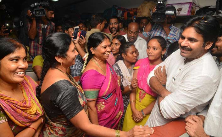 South superstar Pawan Kalyan embarks on a train journey to interact with people