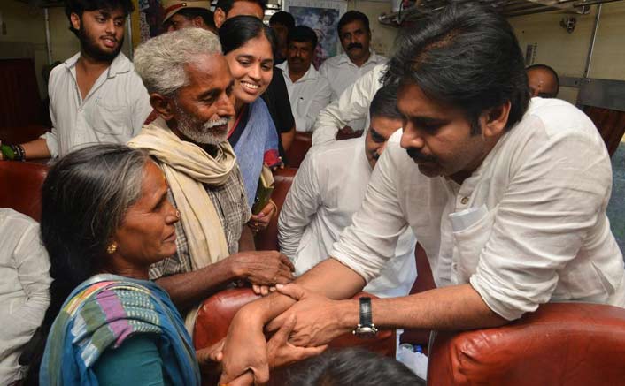 South superstar Pawan Kalyan embarks on a train journey to interact with people