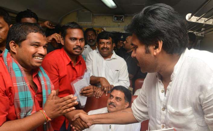 South superstar Pawan Kalyan embarks on a train journey to interact with people