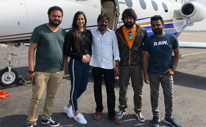 KGF stars Yash and Srinidhi took a success tour to Hyderabad!