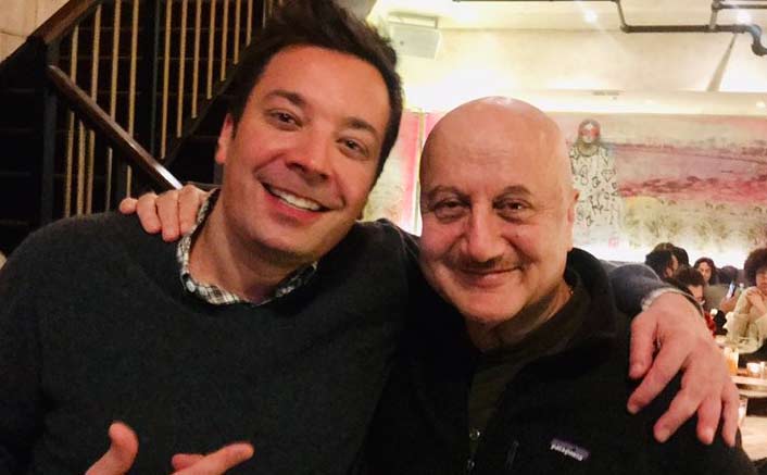 Anupam Kher, Jimmy Fallon meet, share mutual admiration
