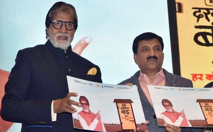Amitabh Bachchan urges people to use toilets