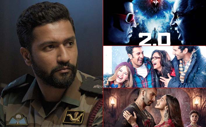 Box Office - Uri - The Surgical Strike goes past 2.0 [Hindi], Bajirao Mastani, YJHD lifetime in just 24 days