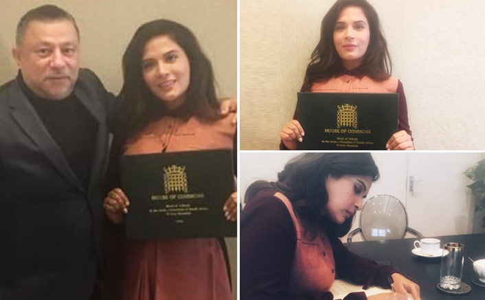 Richa Chadha joins the likes of Barack Obama and Will Smith, to feature in The House of Commons Book of Tribute to the late Nelson Mandela!