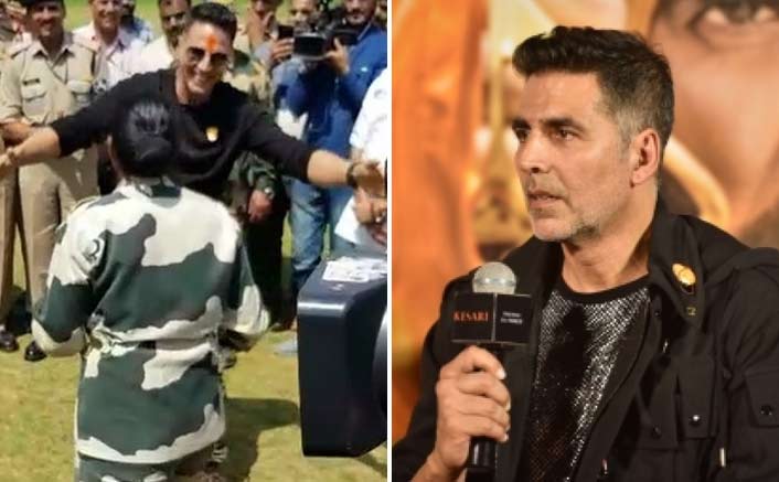 VIDEO: Khiladi Akshay Kumar Gets Knocked Down By BSF Woman Officer!