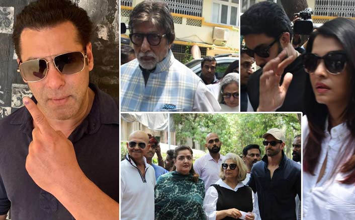 Lok Sabha Election 2019 Live Updates: Salman Khan, Bachchan Family, Hrithik Roshan & Other B-Town Celebs Step Out To Cast Their Vote!