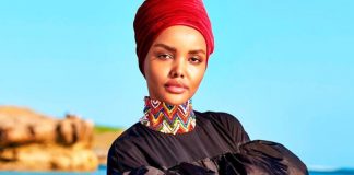 Muslim supermodel makes swimsuit issue history
