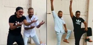 Ranveer, Shikhar Dhawan recreate 'Khalibali' step
