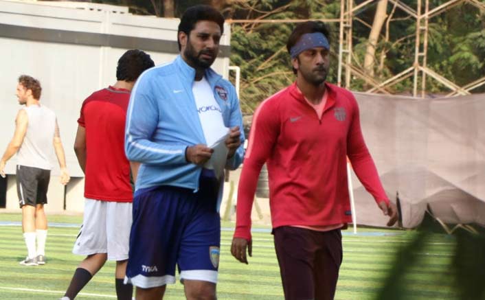 When Abhishek gave Ranbir Kapoor a piggyback ride