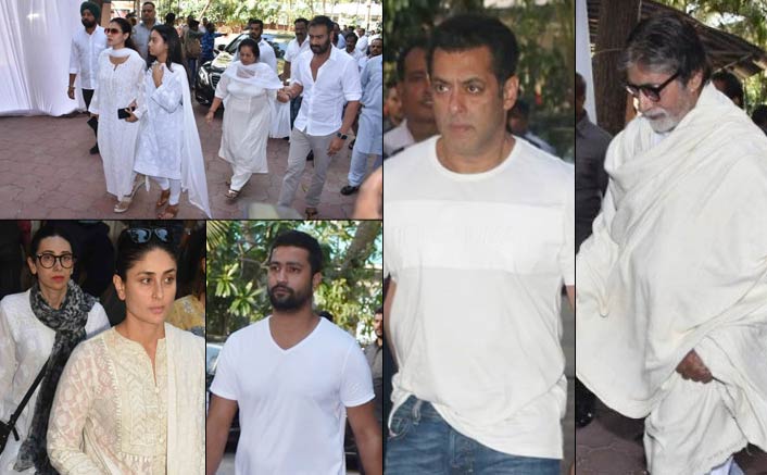 Amitabh, Salman attend Veeru Devgan's prayer meet