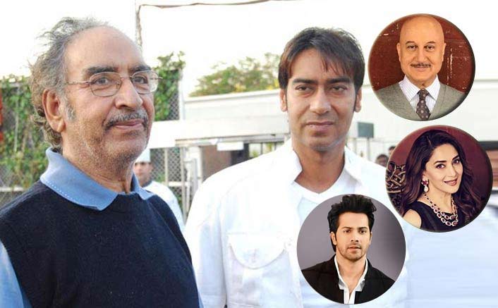 From Madhuri Dixit To Anupam Kher - Celebs Pay Their Last Tributes To Ajay Devgn's Father Veeru Devgn