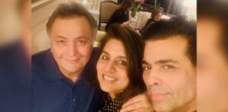 KJo meets 'favourite couple' Rishi, Neetu in NY