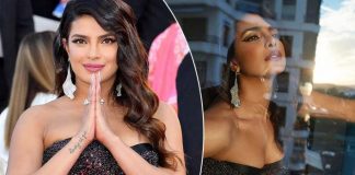 Priyanka Chopra shimmers in black at Cannes debut