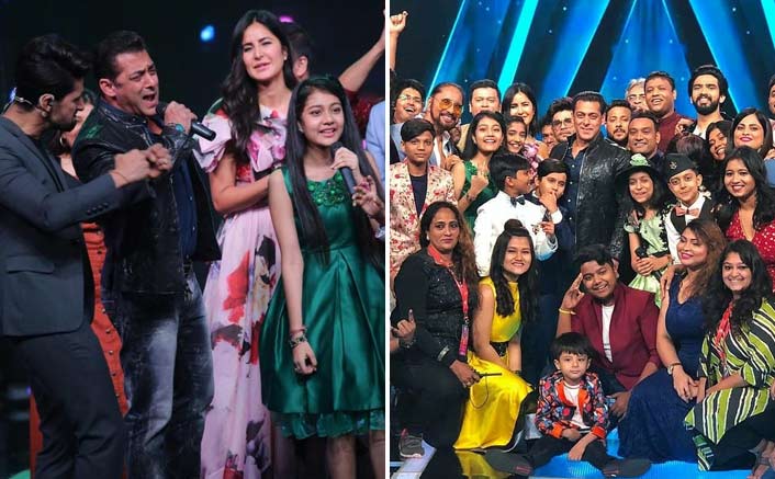 Salman Khan & Katrina Kaif Have A Blast During Bharat Promotions On Sa Re Ga Ma Pa Li'l Champs' Sets - See PICS!