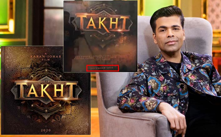 Takht To Release In December 2020? Karan Johar Unknowingly Gives All Out