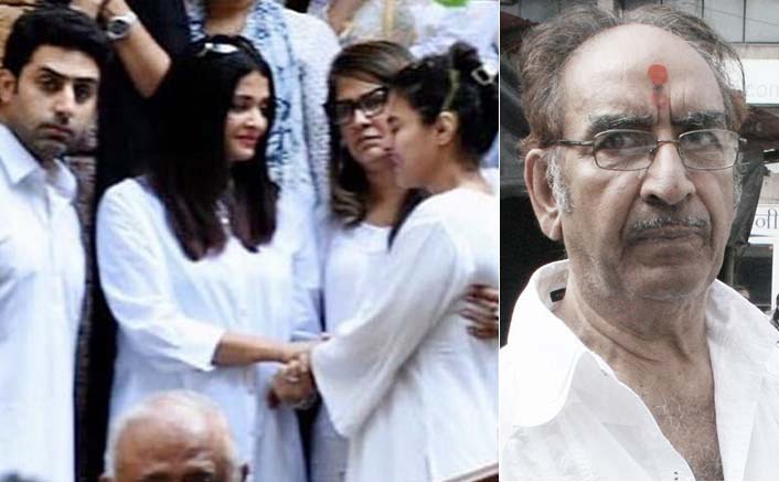 Veeru Devgan Last Rites VIDEO: Kajol Sobs Uncontrollably As Aishwarya Rai & Abhishek Bachchan Console Her