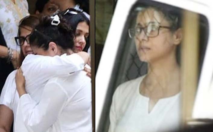 Veeru Devgan Last Rites: Kajol Sobs Uncontrollably As Aishwarya Rai & Abhishek Bachchan Console Her