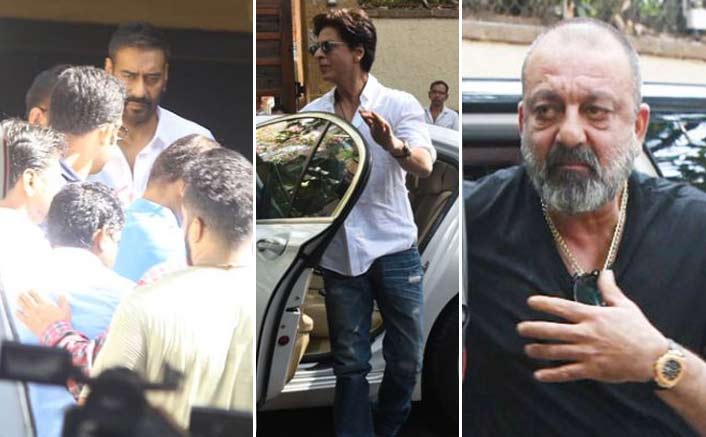 Veeru Devgan Last Rites: Shah Rukh Khan, Sanjay Dutt & Other B-Town Celebs Arrive To Meet Ajay Devgn & Family