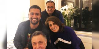 Vicky Kaushal meets Rishi, Neetu in US
