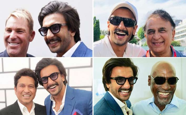 Ranveer Singh bowled over by Shane Warne, Gavaskar
