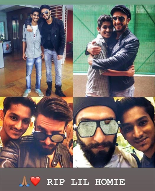 RIP Lil Homie! Ranveer Singh Offers Condolences To A Fan's Sudden Demise In An Accident