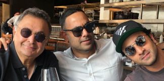 Rishi bonds with son, son-in-law over wine
