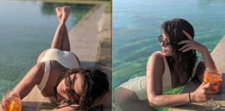 Priyanka poses for 'hubby' Nick Jonas in Tuscany