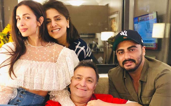 Rishi, Neetu spend 'fun evening' with Arjun, Malaika
